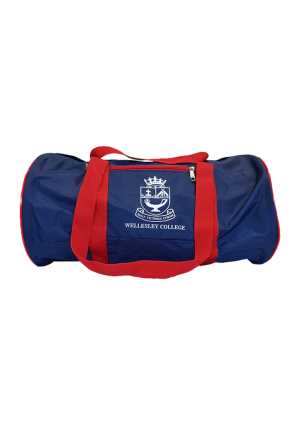 Wellesley College Barrel PE Bag